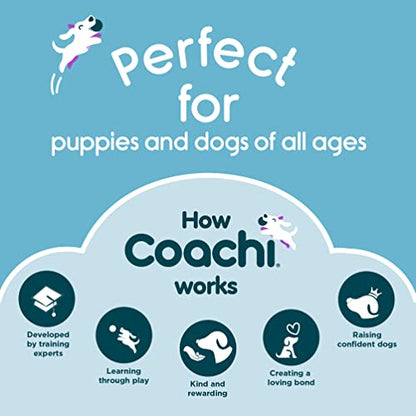 Coachi Tuggi Helix - Interactive Dog Toy for Tug of War & Play. Strong & Lightweight, Stretchy Bungee Handle, Reward Training, Interrupting Biting & Chewing, Ideal for Agility & Suitable for Puppies - style: Tuggi Helix