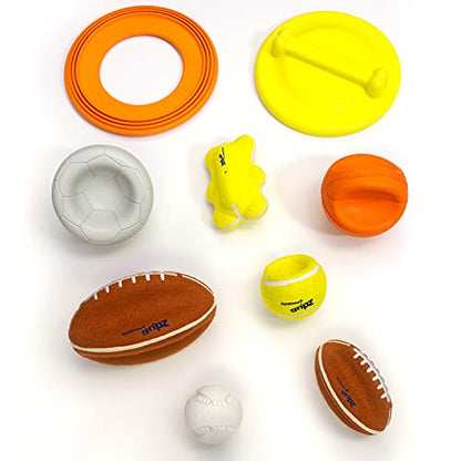 Nylabone Power Play Tennis Ball Teddy Bear Gripz Felt Rubber Fetch Toy, Squeaky Toys for Dogs, Medium (1 Count) - size: Medium (1 Count), style: Teddy
