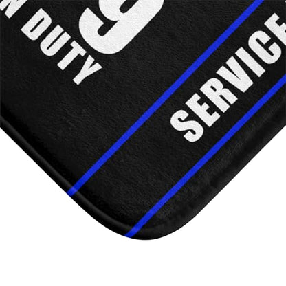 K-9 Service Dog Travel Mat - K-9 On Duty Portable Comfort Pet Bed Mat - Awareness & Safety Warning - size: 34"×21"
