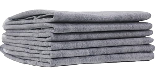 XL Charcoal Dog Pee Pads, Disposable Cotton Puppy Training Pads with Activated Carbon Odor Control, Non Slip Adhesive, Leak Proof, 24” x 36”, 20 Count, for Puppies, Senior Dogs & Incontinence