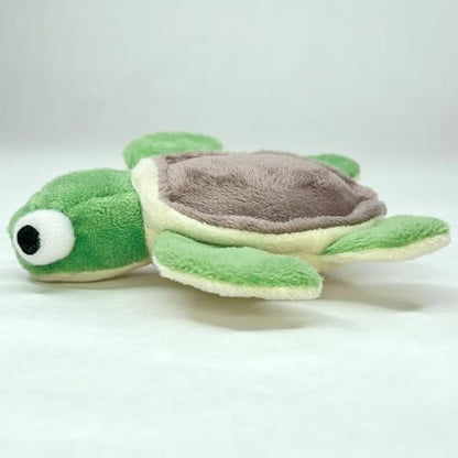 Glory To Dog TinyToy Plush Green Turtle Very Small Dog Toy for Small and Toy Breed Dogs - style: Turtle