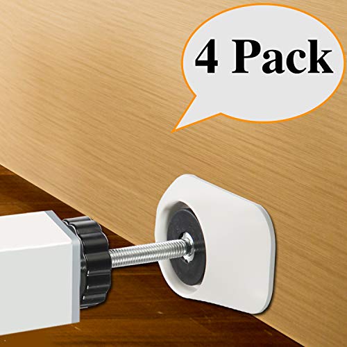 Vmaisi Baby Gate Wall Cup Protector Make Pressure Mounted Safety Gates More Stable - Wall Damage-Free - Fit for Doorway, Door Frame, Baseboard - Work on Dog & Pet Gates (White) (Pack of 2) - size: 8 Pack