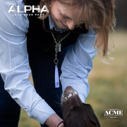 ACME Alpha 211.5 Professional Dog Training Whistle with Enhanced Ergonomic Grip. BPA-Free Plastic. 110 dBA. Long Range. Standardized Frequency. Weatherproof. Made in the UK (Baby Blue) - color: Baby Blue