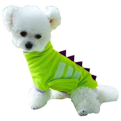 Dog Bathrobe Towel Small Dog Cute Dinosaur Drying Coat Super Soft Pet Bath Robe for Drying Dogs Fast Absorbent Dog Cat Bath Towel Adjustable Microfiber Bathrobe for Puppy Chihuahua Yorkie Pomeranian - size: Medium