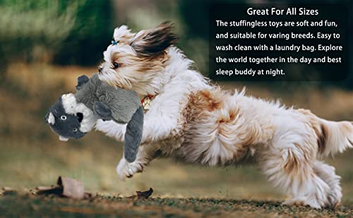 Jalousie 5 Pack Stuffingless Dog Crinkle Paper Toys Dog Toy Dog w/Durable Liner No Stuffing Dog Toy - Dog Toys for Pets Dogs No Stuffing Dog Crinkle Sound Toy for Medium Large Dogs - color: 5 Pack - Color 1 - Crinkle Paper