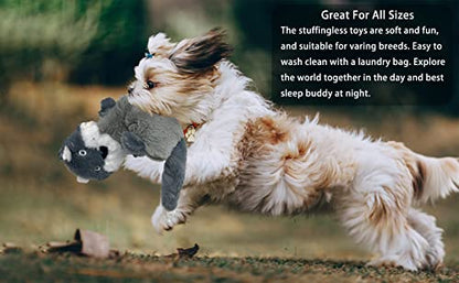 Jalousie 5 Pack Stuffingless Dog Crinkle Paper Toys Dog Toy Dog w/Durable Liner No Stuffing Dog Toy - Dog Toys for Pets Dogs No Stuffing Dog Crinkle Sound Toy for Medium Large Dogs - color: 5 Pack - Color 1 - Crinkle Paper