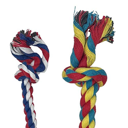 Small Dog and Puppy Knotted Rope Chew Toy - Extra Small Size 6" - size: Small