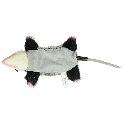 Hyper Pet Real Skinz Opossum Plush Dog Toy, Medium (Pack of 12) - size: Medium (Pack of 12), style: Opossum