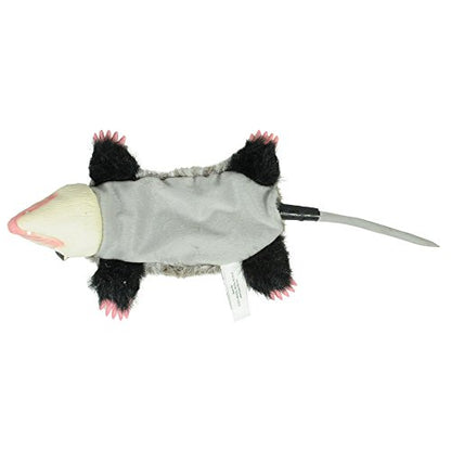 Hyper Pet Real Skinz Opossum Plush Dog Toy, Medium (Pack of 12) - size: Medium (Pack of 12), style: Opossum