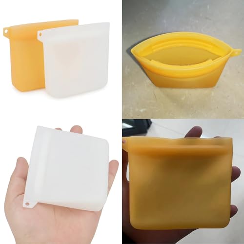 2 Pack Dog Treat Pouch Mini Training Bag with Closure Seal Clip 4oz Silicone Waterproof Pouches Carrier Dispenser for Puppy Small Dogs Pet Snack Leash Attachement