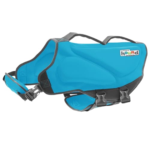 Outward Hound Dawson Swim Dog Life Jacket, High-Performance Neoprene Dog Life Vest for Swimming, Boating, and Water Safety, XL, Blue - color: Blue, size: X-Large (Chest Girth: 33"-44")