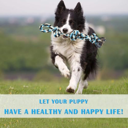 2026 New Dog Rope Toys 2 Nearly Indestructible Pet Toys for Medium to Large Breed, Dental Cleaning Chew Toys, Dogs Tug Toy for Boredom, Teething for Aggressive Chewers