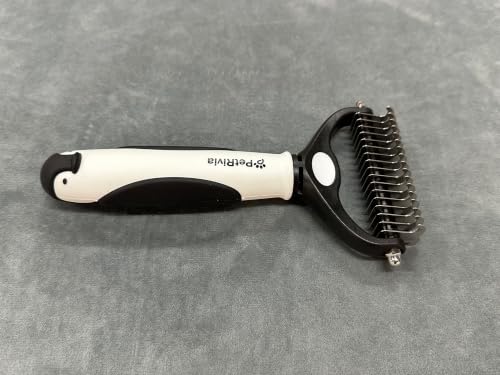 Dog Grooming Kit for Dogs at Home, 6-in-1 Pet Grooming Kit with Slicker Brush, Dematting Tool, Stainless Steel Comb, Nail Clipper for Dogs, Nail File & Bath Massage Glove