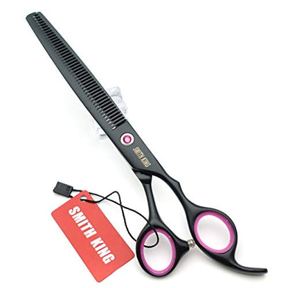 8.0 inches Professional Dog Grooming Scissors Set Straight & thinning & Curved & chunkers 4pcs in 1 Set (with Comb)