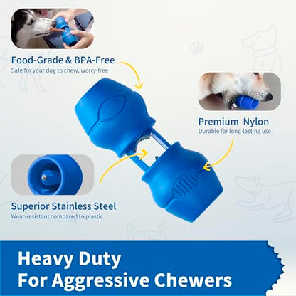 PetClan Chewise Bully Stick Holder, Improved Bully Sticks Holder, Ultimate Secure Heavy Duty, BPA-Free Safety Device to Prevent Choking, Fits Various Bully Sticks and Dog Sizes - color: Blue, size: Standard