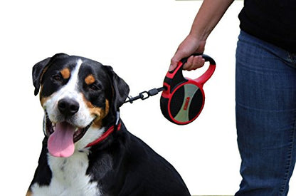 Alcott Kong Terrain Retractable Dog Leash, Small, Fuschia, 16' Long. - color: Fuschia, size: Small 16'