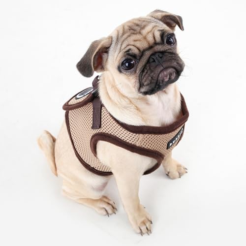 PUPPIA International Harness Soft B Vest, X-Small, Beige - color: Beige, size: X-Small