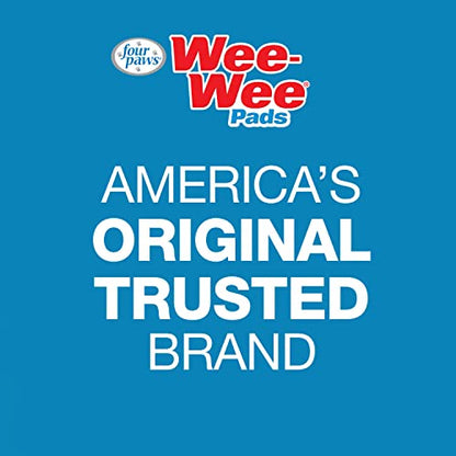 Four Paws Wee-Wee Superior Performance Unscented Puppy Pee Pads for Dogs & Puppies, Quilted Leak-Proof Dog Housebreaking Potty Training Floor Protection, Pet Supplies, 22" x 23", 200 Count - size: 200 Count