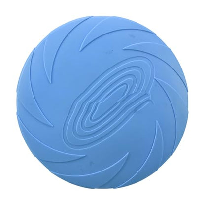 Nonslip Dog Flying Discs Chew Outdoor Toy Rubber Soft Training Exercise for Active Pet