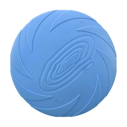 Nonslip Dog Flying Discs Chew Outdoor Toy Rubber Soft Training Exercise for Active Pet