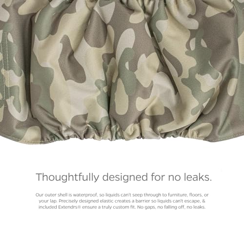 Pet Parents® Washable Belly Bands for Male Dogs (3pack) + Extendrs® of Durable Dog Diapers Male, Premium Male Dog Diapers & Dog Wraps (Small, Camo) - color: Camo, size: Small (13-16")