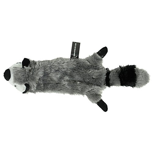 Hyper Pet Critter Skinz Raccoon Stuffless Dog Toy, Medium - size: Medium, style: Raccoon