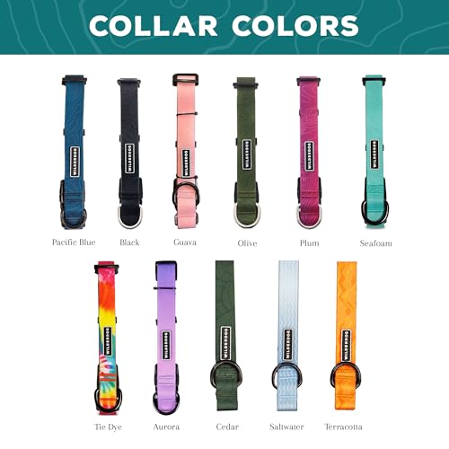 Wilderdog Waterproof Dog Collar - Repels Water & Dirt - Small 11"-15" - Terracotta - color: Terracotta, size: Small