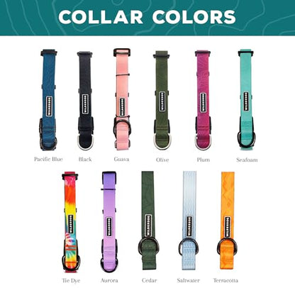 Wilderdog Waterproof Dog Collar - Repels Water & Dirt - Medium 13"-18" - Saltwater - color: Saltwater, size: Medium
