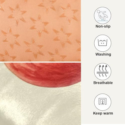 Apples Pattern Pet Bed Mat for Dogs and Cats, Soft Washable Crate Pad with Non-Slip Bottom, Cozy Bed Cushion for Small Medium Large Pets, 18x24 Inch - size: Small
