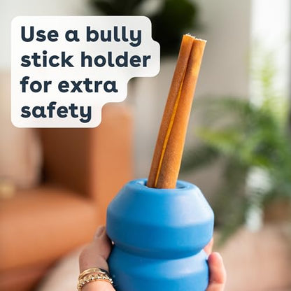 Pupford Thick Bully Sticks for Dogs & Puppies, Smoked for Improved Smell, Natural, Long-Lasting, Single Ingredient Chews for Small & Medium Breeds (6", 4 Count) - size: 4 Count (Pack of 1), style: 6 Inch