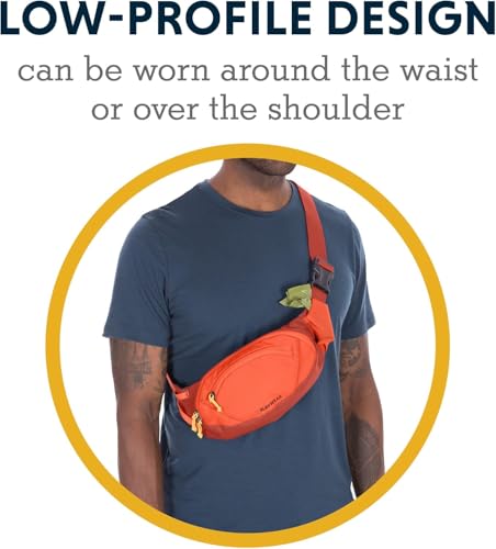 Ruffwear, Home Trail Hip Pack, Dog Walking Fanny Pack Crossbody with Adjustable Belt, Treat Pouch, Poop Bag Holder, Phone Pocket, Hands-Free for Training, Hiking, Running, Travel, Red Sumac - color: Red Sumac
