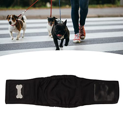 Dog Diapers Male, Belly Bands for Male Dogs Leakproof Strong Water Absorption Doggie Puppy Diapers Washable Male Dog Belly Wrap Dog Belly Band for Small Medium Large Dog (L #14) - size: L #14
