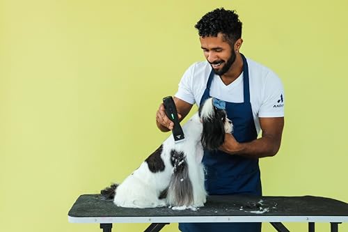 Andis 79170 Pulse Zr II 5-Speed Detachable Blade Clipper, Cordless Animal/Dog Grooming, Removable Lithium Ion Battery, LED Charge Light, Black - color: Black