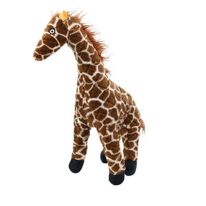 MIGHTY- Safari Giraffe - Squeaker-Multiple Layers. Made Durable, Strong & Tough. Interactive Play Dog Toy (Tug, Toss & Fetch). Machine Washable & Floats | Ultra Durable Plush Toy with Multiple Layers & Reinforced Seams , Washable and Floats , Mighty® Cons