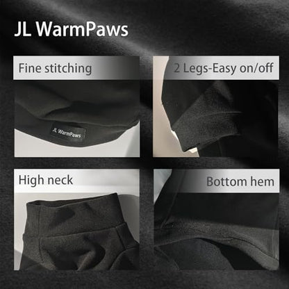Sphynx Cat Clothes Fleece Cats&Small Dogs Pullover Sweater | Soft warm fleece, covers belly. Stretchy, easy on. Washes well. For small dogs & cats: daily walks, naps, AC rooms. - color: Black, size: Large