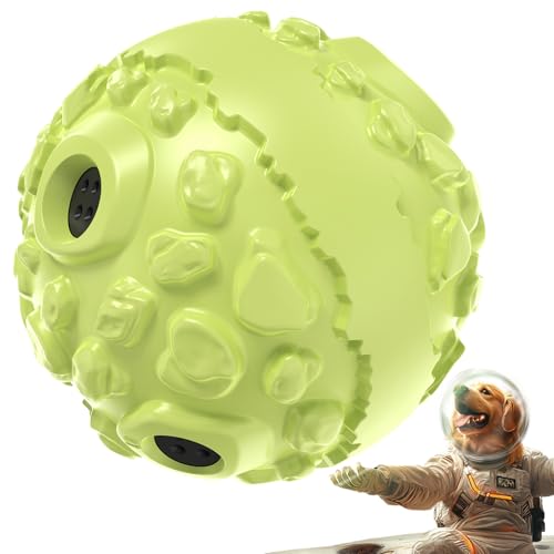 KADTC XL Dog Roll Wobble Giggle Ball, Chew Toy for Large Aggressive Chewers | Dual-layer shell, raised texture, sound-triggered chase-carry fun for home, yard, and water play; boredom relief, energy burn