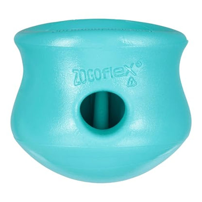 WEST PAW Zogoflex Toppl Interactive Treat Dispensing Puzzle Dog Toy for Mental Stimulation & Enrichment-Holds Kibble & Treats-Lickable, Freezable & Dishwasher Safe-Made in USA-Large-Teal - color: Teal, size: Large