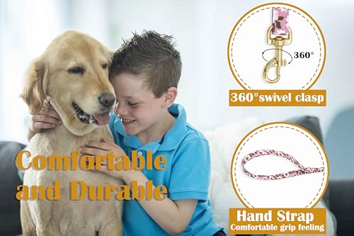 OaaXbbECco No Pull Floral Pattern Dog Harness,Soft Adjustable Dog Harness Vest and Dog Leash Set No Choke Escape Proof (Pink Daisy, XS) - color: Pink Daisy, size: XS