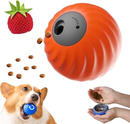 Zoomie 2.0 Buddy, Interactive Dog Toys, Treat Dispensing Dog Puzzle Toy for Small, Medium, Large – Dogs, Enrichment Toys Fun Toys to Keep Them Busy Indoors or Outdoors (Orange) - color: Orange