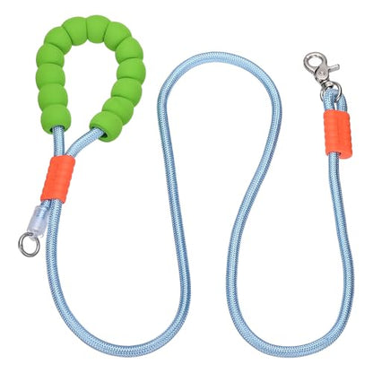 Dog Leash with Padded Hands Free, 4.9ft/1.5m Adjustable Bungee Dog Training Leash, No Pull Heavy Duty Nylon Rope(Blue), Intended for Large Medium Pet Running/Hiking/Walking - color: Blue, size: 4.9ft/1.5m