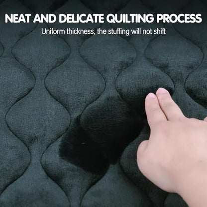 furrybaby Dog Bed Mat Flat Crate Mat with Anti-Slip Bottom Machine Washable Pet Kennel Pad for Dog Sleeping (XM 36x23'', Grey Mat) - size: 36.0"L x 23.0"W x 0.7"Th