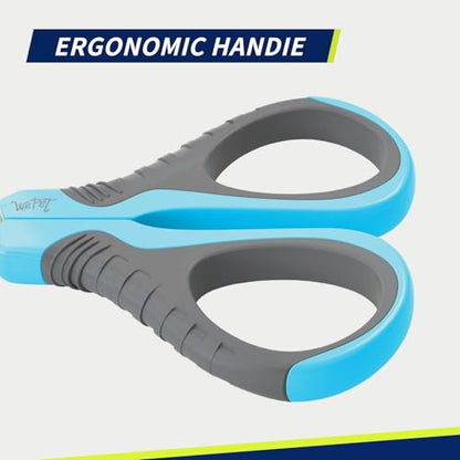 WePet Pet Nail Clippers U07.1, Professional Claw Trimmer, Bended Scissor Special for Cats, Kittens, Dogs, Puppies, Small Animals, Grey/Maya Blue - color: #13 Grey/Maya Blue