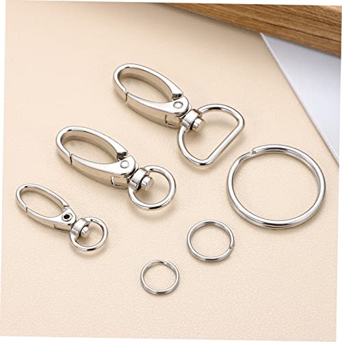 LIOOBO 1set Dog Buckle Ring Id Tag Clips for Dogs and Cats Clip Holders for Pet Collars