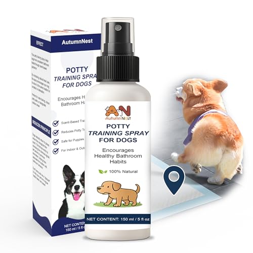 Potty Training Spray for Dogs – 5 fl oz /150ml Dog Pee Training Aid for Puppies & Adults Dogs– Helps Guide Dog to Pee Pads or Designated Areas – Safe Plant-Based Attractant for Indoor & Outdoor Use - color: Potty Training Spray