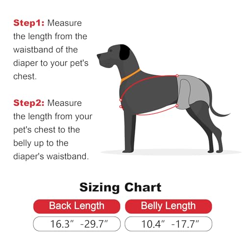 2Pcs Adjustable Dog Suspenders(Large) | Adjustable Dog Suspenders Diaper Keeper for Female Dog Skirts Dresses Pants Clothes - size: Large