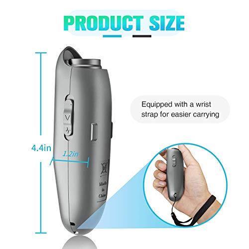 Dog Barking Deterrent Devices Rechargeable Ultrasonic Dog Bark Deterrent 3 Frequency No Bark Control Devices 16.5 Ft Range Dog Whistles that Makes Dogs Stop Barking