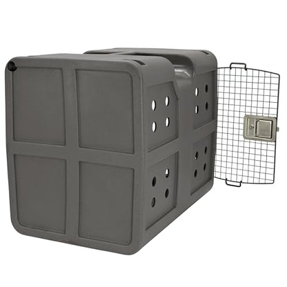 dakota283 Medium Kennel -Frame Door- Dark Granite - color: Dark Granite, size: Medium