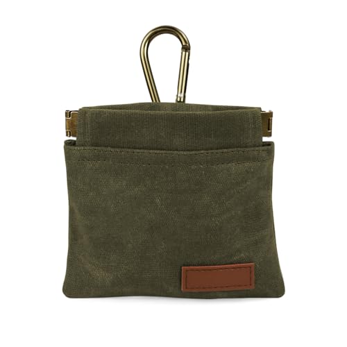 1 Pcs Pocket Pet Training Pouch,Dog Treat Pouch for Portable Pet Dog Walking Bag for Travel or Outdoor Use (Olive drab) - color: Olive drab