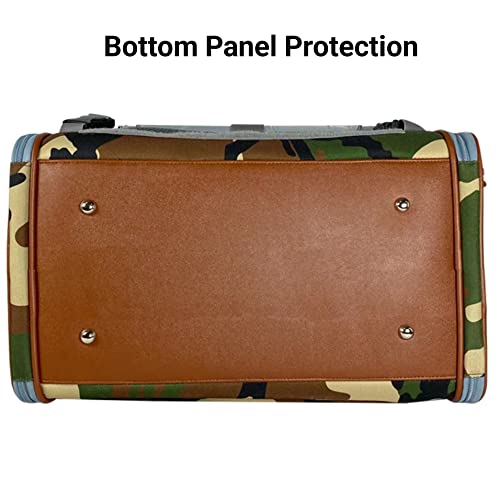 Mr. Peanut's Gold Series Standard Size Expandable Pet Carrier (Camo) - color: Camo