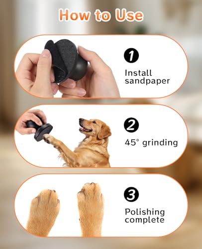 Wooden Dog Nail File, Dog Nail File Scratch Board with 8 Pcs Replaceable Sandpape